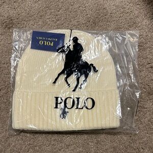 Polo Ralph Lauren Cream Beanie